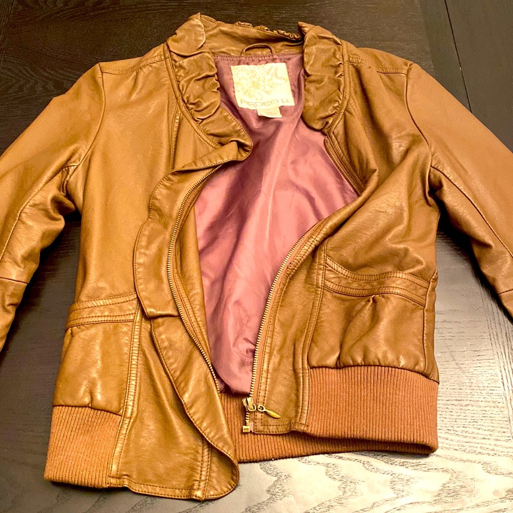 Arden B. leather jacket.